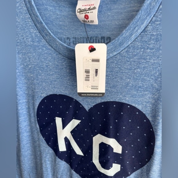 NWT Charlie Hustle Sporting KC Tee - Picture 2 of 4